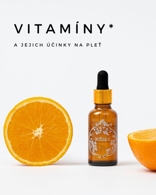 Nejen jako doplněk stravy, i v péči o pleť je dobré doplňovat vitamíny! Pleťový olej BOŽSKÝ jich má hned několik. Teď s...